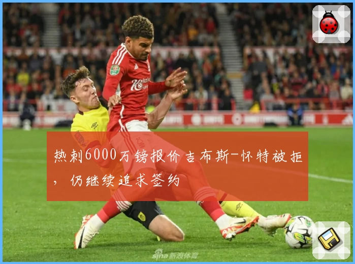 热刺6000万镑报价吉布斯-怀特被拒,仍继续追求签约